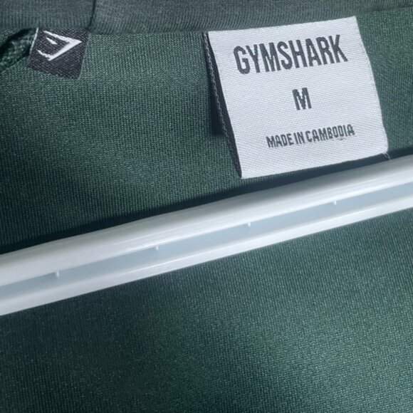 Gymshark Medium Full Zip Up Jackets Sweater Green Athletic Sport Workout Train M - Picture 5 of 9